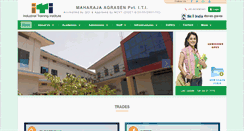 Desktop Screenshot of maharajaagraseniti.com